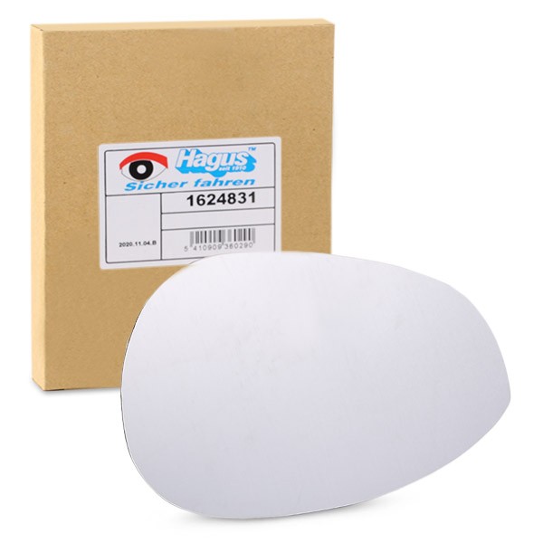 VAN WEZEL Mirror Glass, outside mirror Article number: 1624831 cheaply