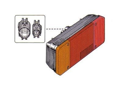 VAN WEZEL Rear light Article number: 1650925 cheaply