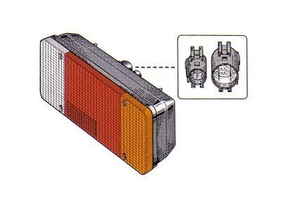 VAN WEZEL Rear light Article number: 1650926 cheaply