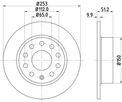 MINTEX Brake disc Article number: MDC1640C cheaply