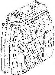 VAN WEZEL Rear light Article number: 1735931 cheaply