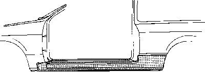 VAN WEZEL Rocker panel Article number: 1758101 cheaply
