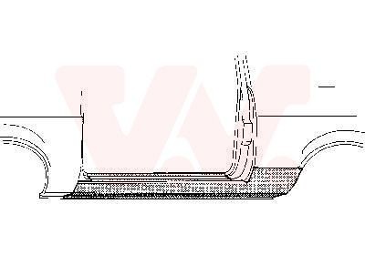 VAN WEZEL Rocker panel Article number: 1830102 cheaply