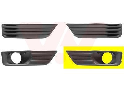 VAN WEZEL Bumper grill Article number: 1863593 cheaply