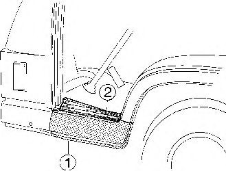VAN WEZEL Rocker panel Article number: 2401.04 cheaply