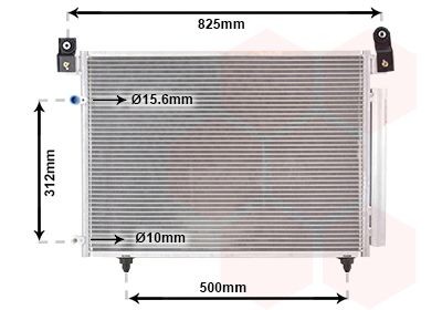 VAN WEZEL Air conditioning condenser Article number: 27005196 cheaply