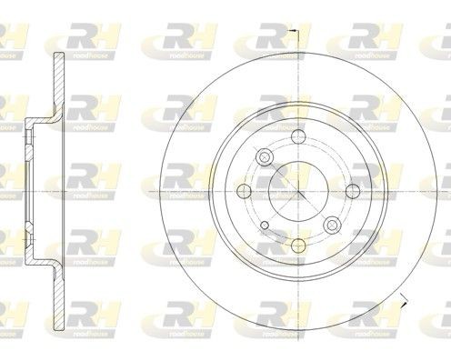 ROADHOUSE Brake disc Article number: 61660.00 cheaply