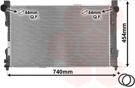 VAN WEZEL Engine radiator Article number: 30002338 cheaply