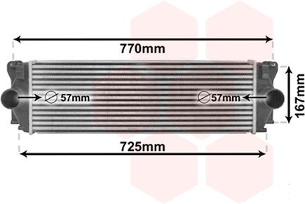 VAN WEZEL Intercooler Article number: 30004396 cheaply