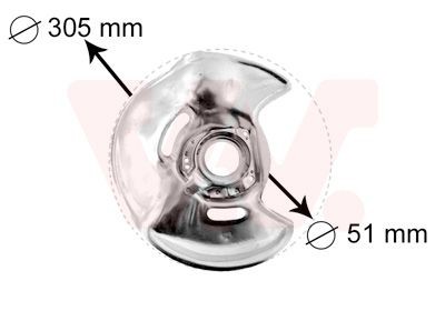VAN WEZEL Splash Panel, brake disc Article number: 3024372 cheaply