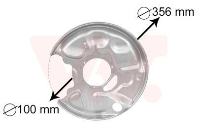 VAN WEZEL Splash Panel, brake disc Article number: 3029373 cheaply