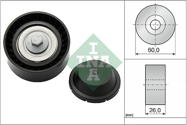 INA Deflection / Guide Pulley, v-ribbed belt Article number: 532 0824 10 cheaply