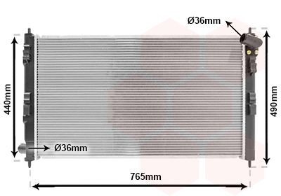 VAN WEZEL Engine radiator Article number: 32002201 cheaply