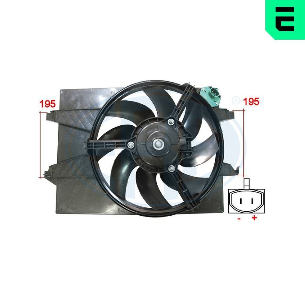 ERA Fan, radiator Article number: 352020 cheaply