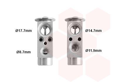 VAN WEZEL AC expansion valve Article number: 37001412 cheaply