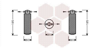 VAN WEZEL Dryer, air conditioning Article number: 3700D393 cheaply