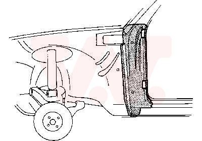 VAN WEZEL Door, body Article number: 3723316 cheaply