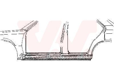 VAN WEZEL Rocker panel Article number: 3760103 cheaply