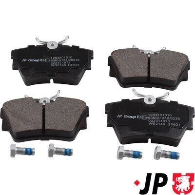 JP GROUP Brake pad set Article number: 1263701610 cheaply