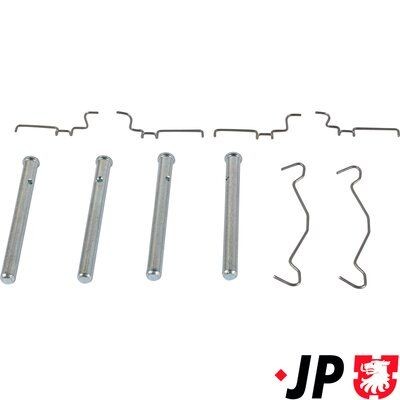 JP GROUP 4863750110 Lisakomplekt, ketaspiduriklotsid YARIS 1.4 D-4D (NLP20_, NLP22_) 75 HP Diisel 2005