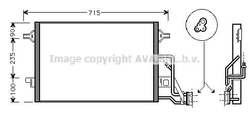 PRASCO Air conditioning condenser Article number: VN5189 cheaply