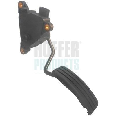 HOFFER 7513626 Accelerator Pedal Kit KANGOO 1.5 dCi 90 (FW0G, FW05, FW08, FW11) 90 PS Diesel