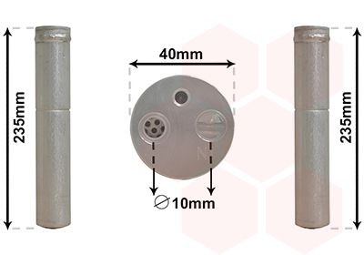 VAN WEZEL Dryer, air conditioning Article number: 5300D017 cheaply