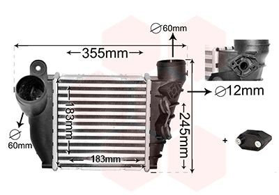 VAN WEZEL Intercooler Article number: 58004200 cheaply