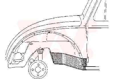 VAN WEZEL Rocker panel Article number: 5801.08 cheaply