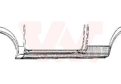 VAN WEZEL Rocker panel Article number: 5808102 cheaply