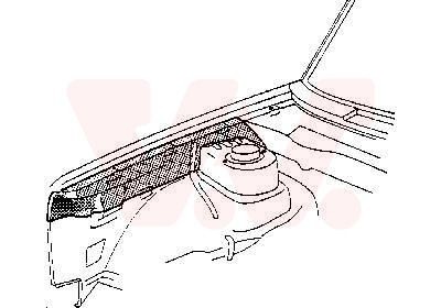 VAN WEZEL Wing fender Article number: 5810220 cheaply