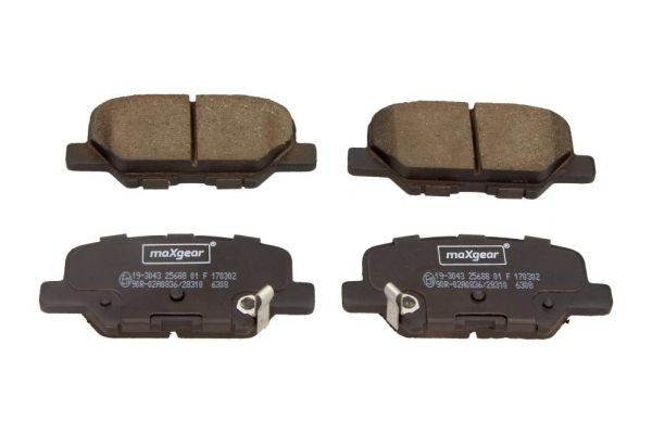 MAXGEAR Brake pad set Article number: 19-3043 cheaply
