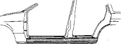 VAN WEZEL Rocker panel Article number: 5904.01 cheaply