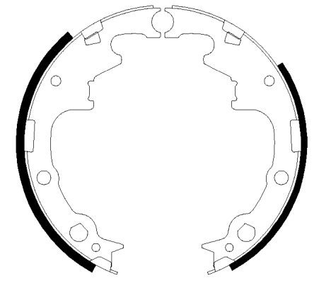 TEXTAR Brake Shoe Set Article number: 91056500 cheaply