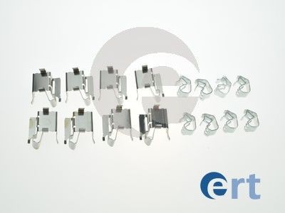 ERT 420206 Monteringssæt til bremseklodser 6 2.5 (GJ5FP) 231 HK Benzin
