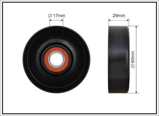 CAFFARO Tensioner pulley Article number: 500500 cheaply