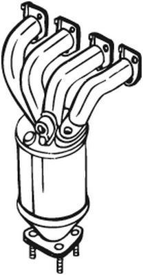 BOSAL Catalytic converter Article number: 099-636 cheaply