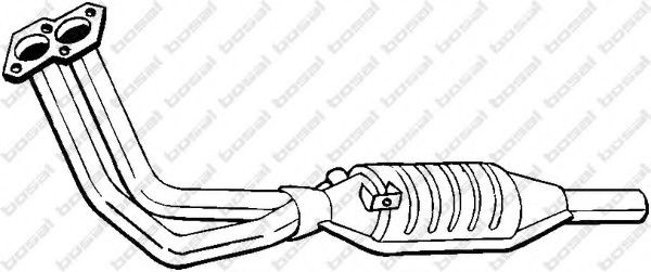 BOSAL Catalytic converter Article number: 099-917 cheaply