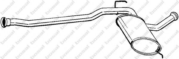 BOSAL Mellempotte Varenummer: 279-523 billige