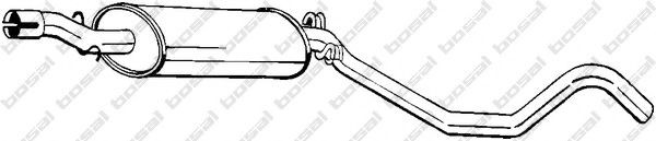 BOSAL Middle silencer Article number: 283-117 cheaply
