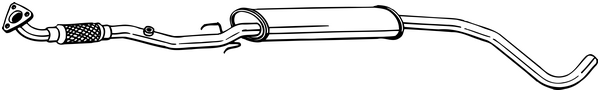 BOSAL Exhaust Pipe Article number: 383-115 cheaply