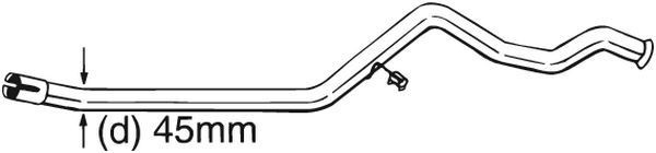BOSAL Reperationsrør, katalysator Varenummer: 889-503 billige