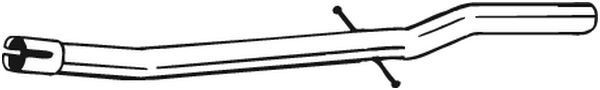 BOSAL Repair Pipe, catalytic converter Article number: 889-539 cheaply