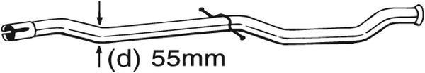 BOSAL Repair Pipe, catalytic converter Article number: 889-545 cheaply