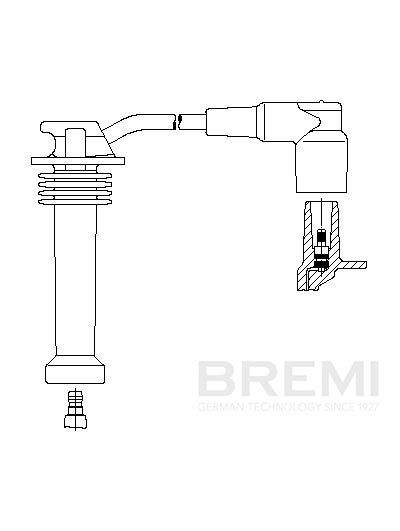 BREMI Tændkabel Varenummer: 897/28 billige