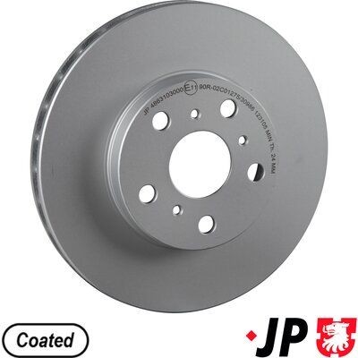 JP GROUP Brake disc Article number: 4863103000 cheaply