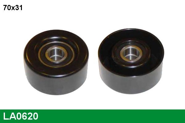 LUCAS Deflection / Guide Pulley, v-ribbed belt Article number: LA0620 cheaply