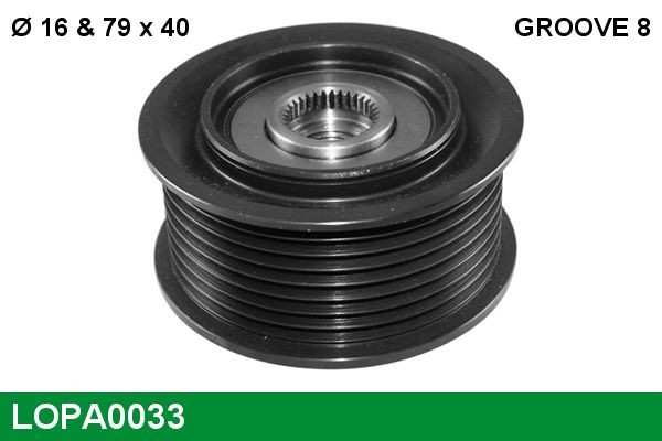 LUCAS Alternator Freewheel Clutch Article number: LOPA0033 cheaply