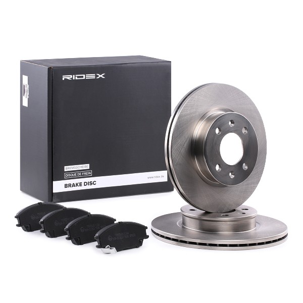 RIDEX Brake discs and pads set Article number: 3405B0101 cheaply