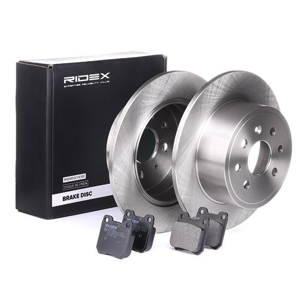 RIDEX Brake discs and pads set Article number: 3405B0141 cheaply